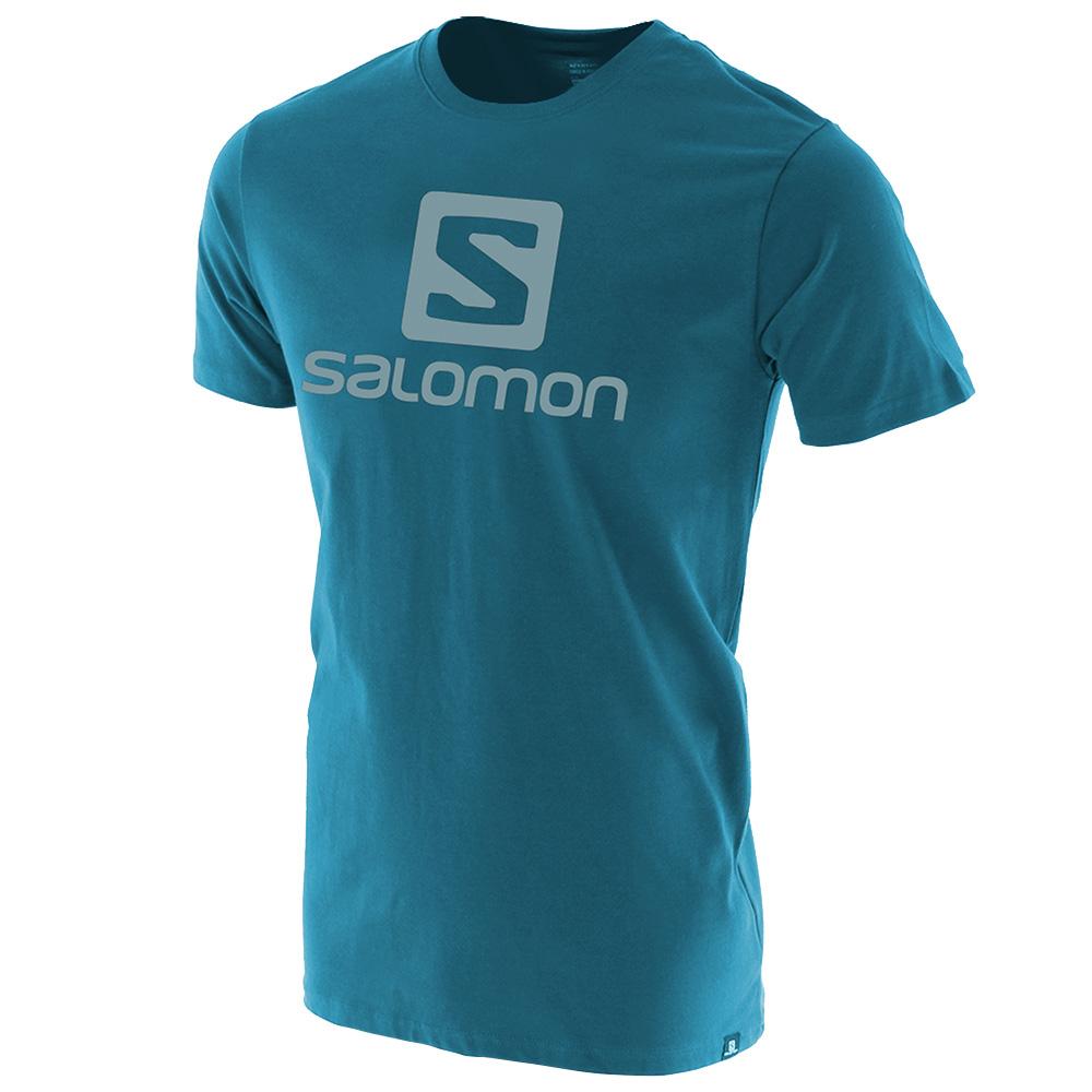 SALOMON ACHIEVE SS B Philippines - Kids' Tee Shirt - Blue | 870315-DJZ